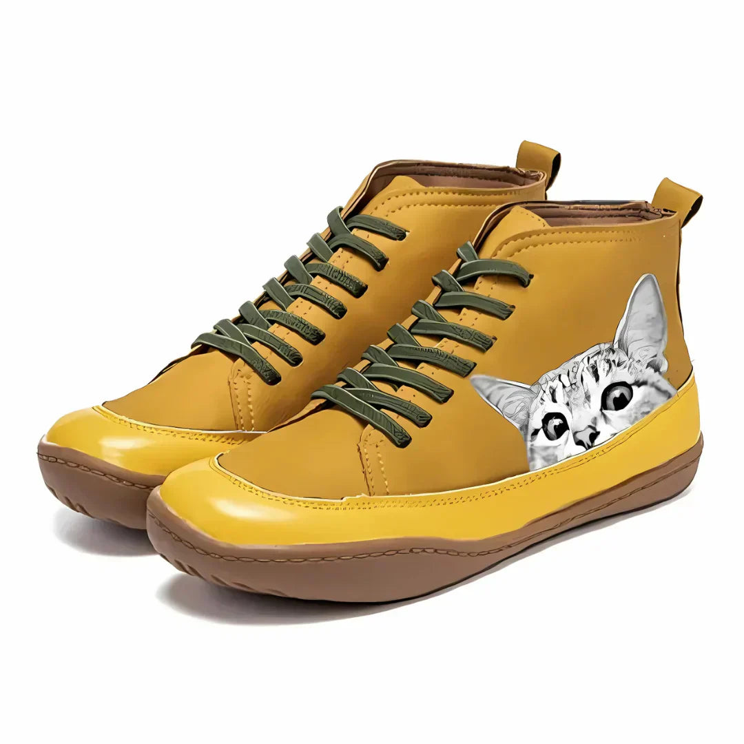 Alice | Stivaletti in Pelle per Amanti dei Gatti