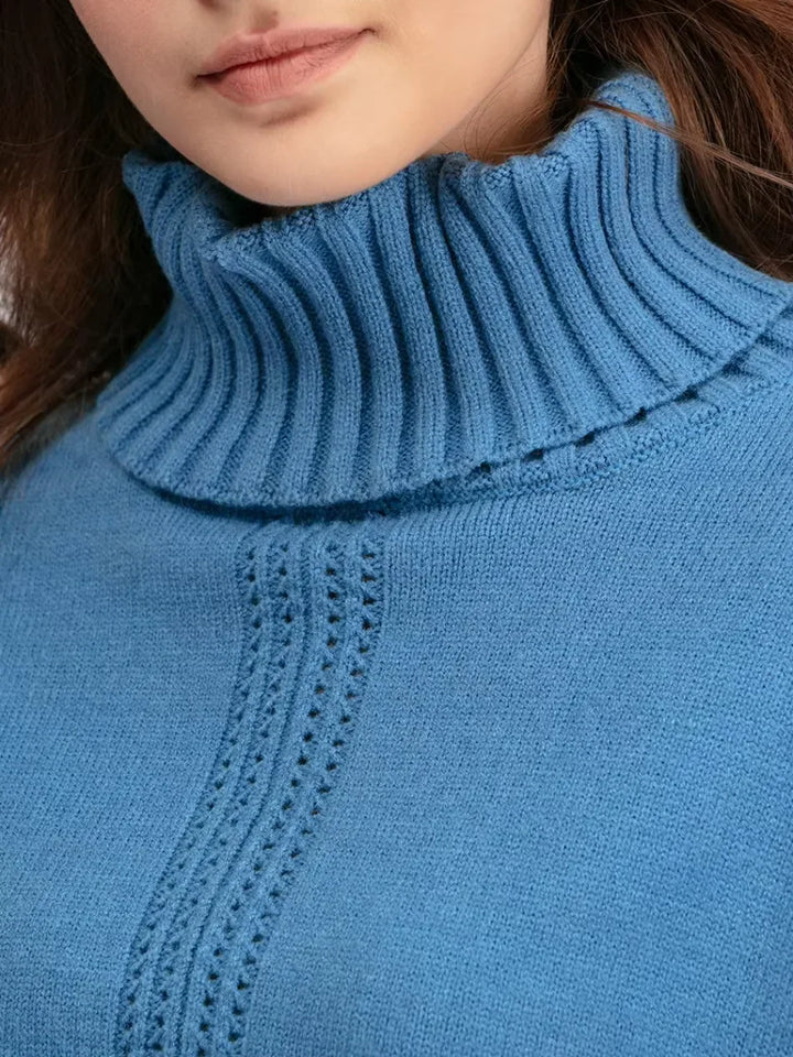 Scarlett | Set di Maglione a Collo Alto Chic e Pantaloni Larghi