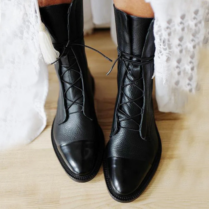Isabella | Eleganti Stivali in Pelle con Tacco