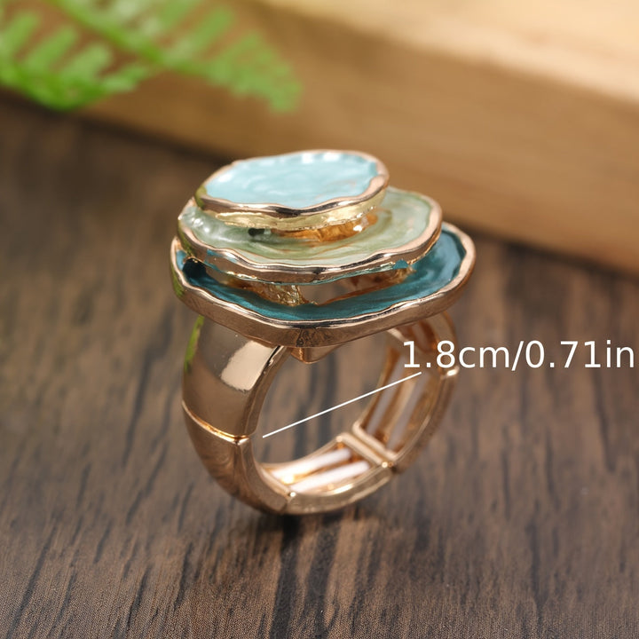 Bandiera a tre strati in stile bohemien smaltato
