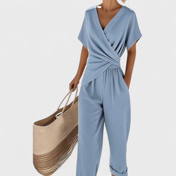 Celira | Tuta estiva con look a portafoglio