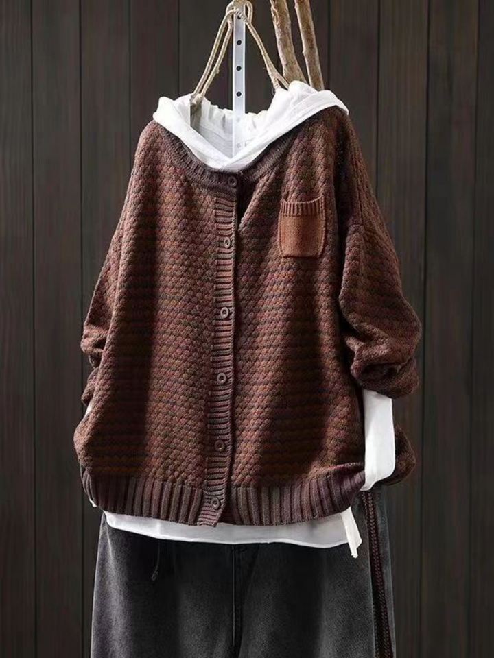 SELIORA | CARDIGAN IN MAGLIA TEXTURIZZATA
