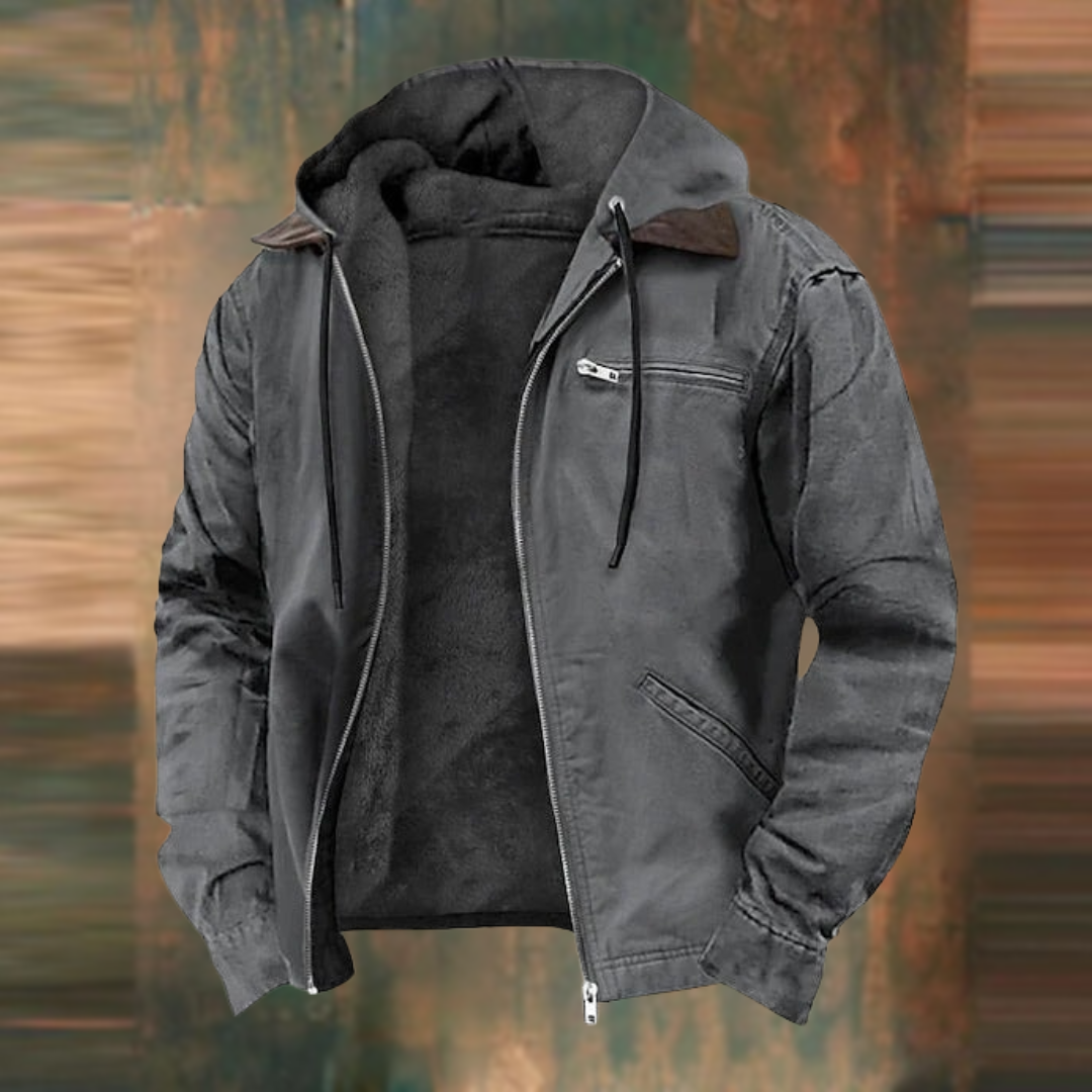 Ryder™ | Giacca con Cappuccio Foderata in Sherpa da Uomo