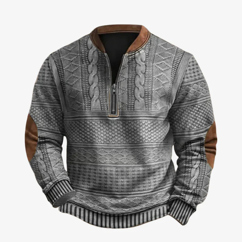 Victor | Felpa in cotone morbido con zip