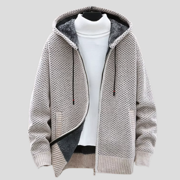 Felpa con Cappuccio Nordic Knit