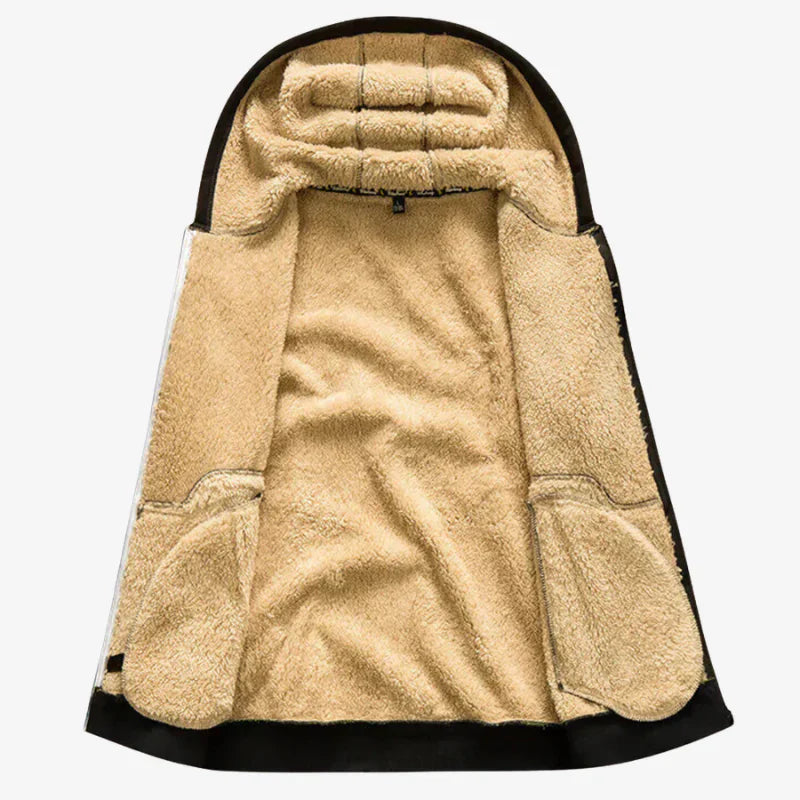 Victor | Felpa con cappuccio in pile premium