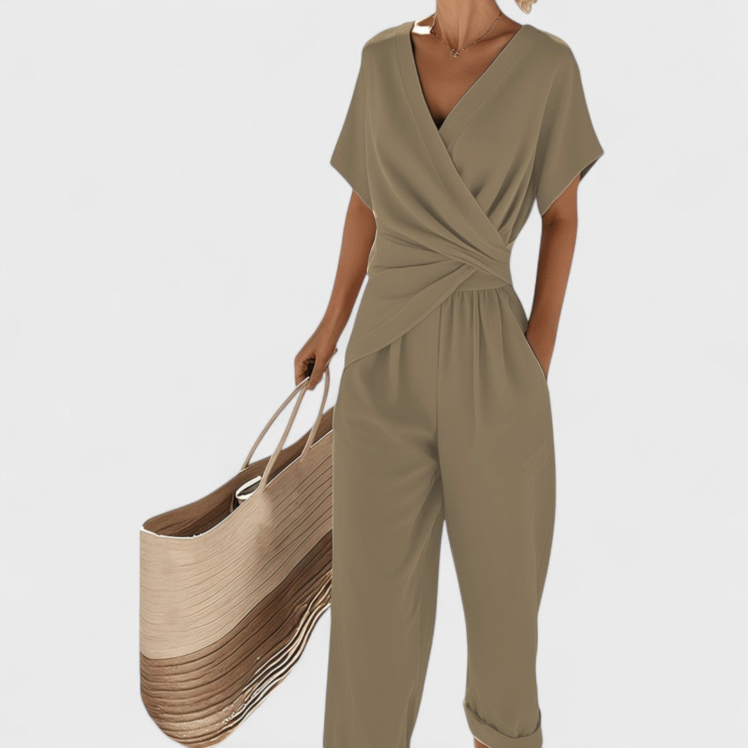 Celira | Tuta estiva con look a portafoglio