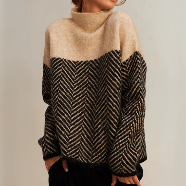 Norah | Maglione a Collo Alto in Cotone