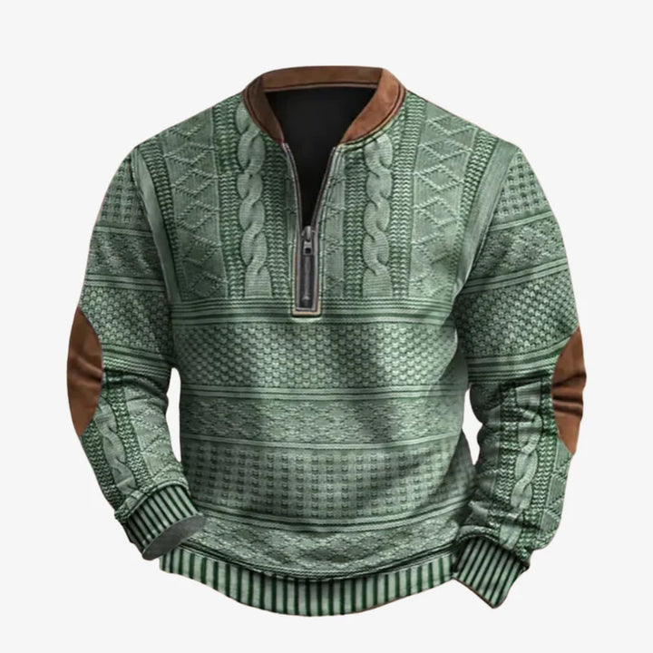 Victor | Felpa in cotone morbido con zip