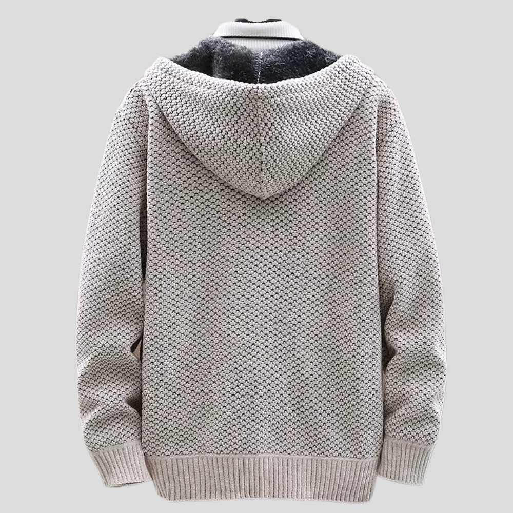 Felpa con Cappuccio Nordic Knit