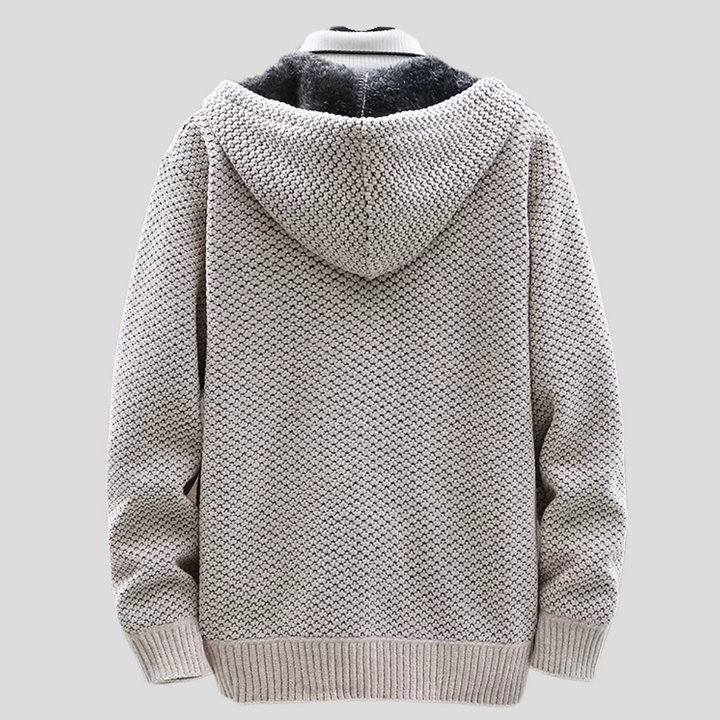 Felpa con Cappuccio Nordic Knit