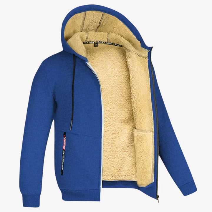 Victor | Felpa con cappuccio in pile premium