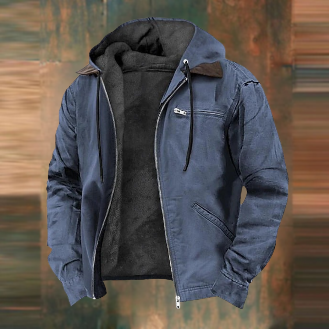 Ryder™ | Giacca con Cappuccio Foderata in Sherpa da Uomo