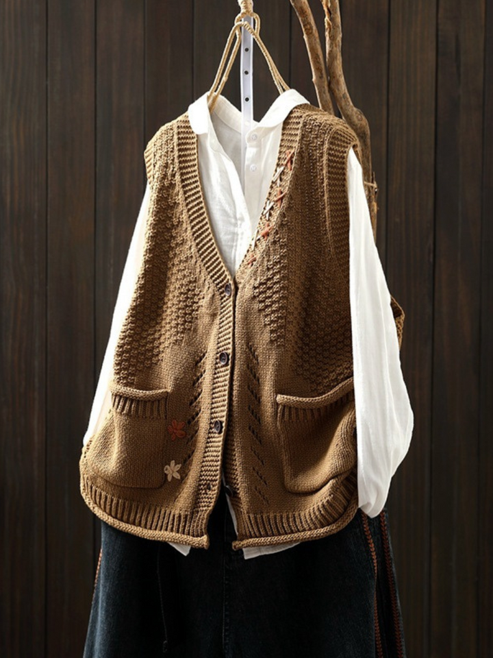 FLORIANNE | GILET IN MAGLIA
