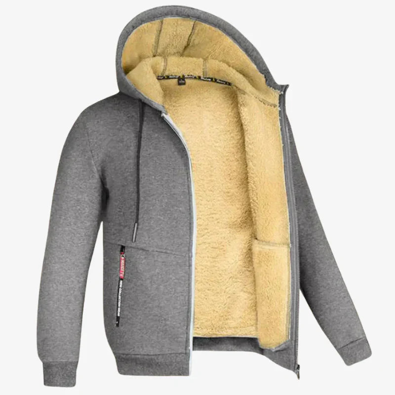 Victor | Felpa con cappuccio in pile premium