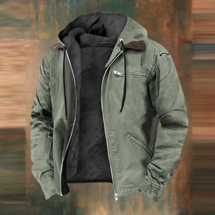 Ryder™ | Giacca con Cappuccio Foderata in Sherpa da Uomo