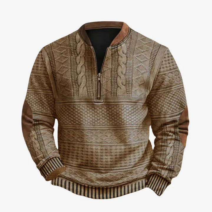 Victor | Felpa in cotone morbido con zip