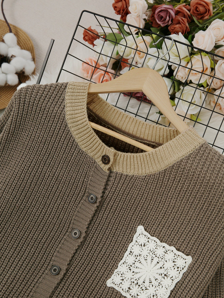 THE MARCELLINE | CAPOTTO CON TASCA IN MAGLIA