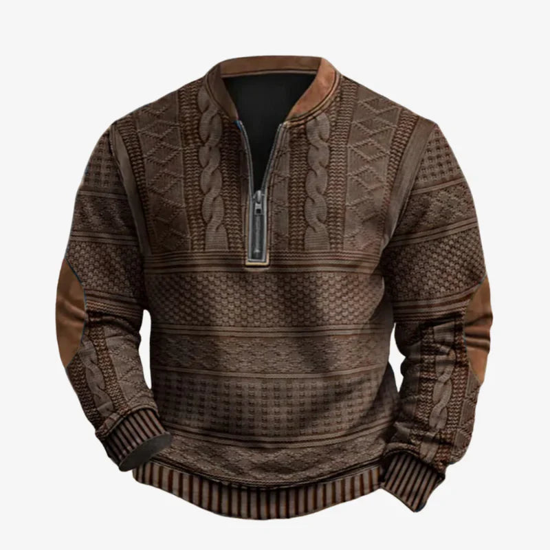 Victor | Felpa in cotone morbido con zip