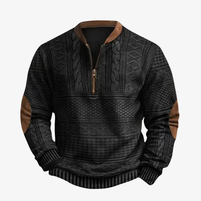 Victor | Felpa in cotone morbido con zip