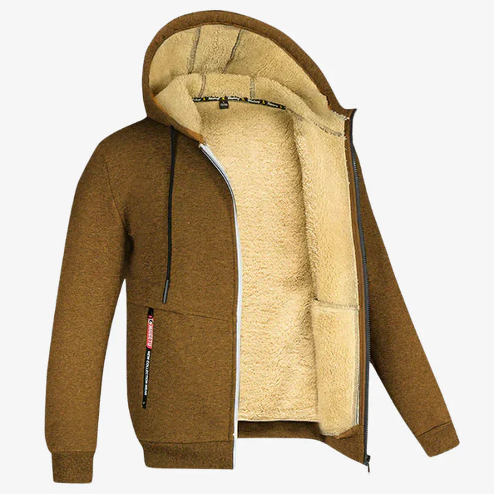 Victor | Felpa con cappuccio in pile premium