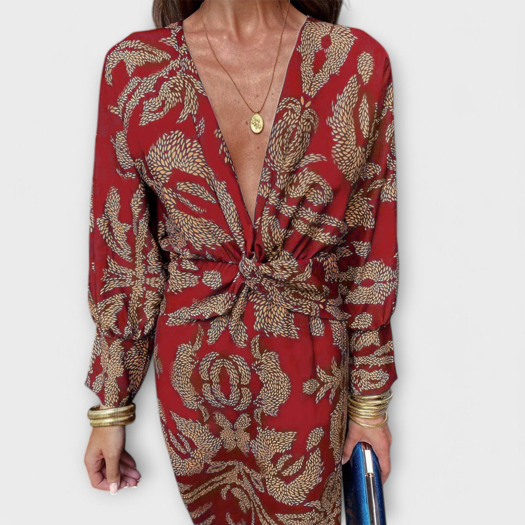 Oriana | Elegante vestito con maniche lunghe