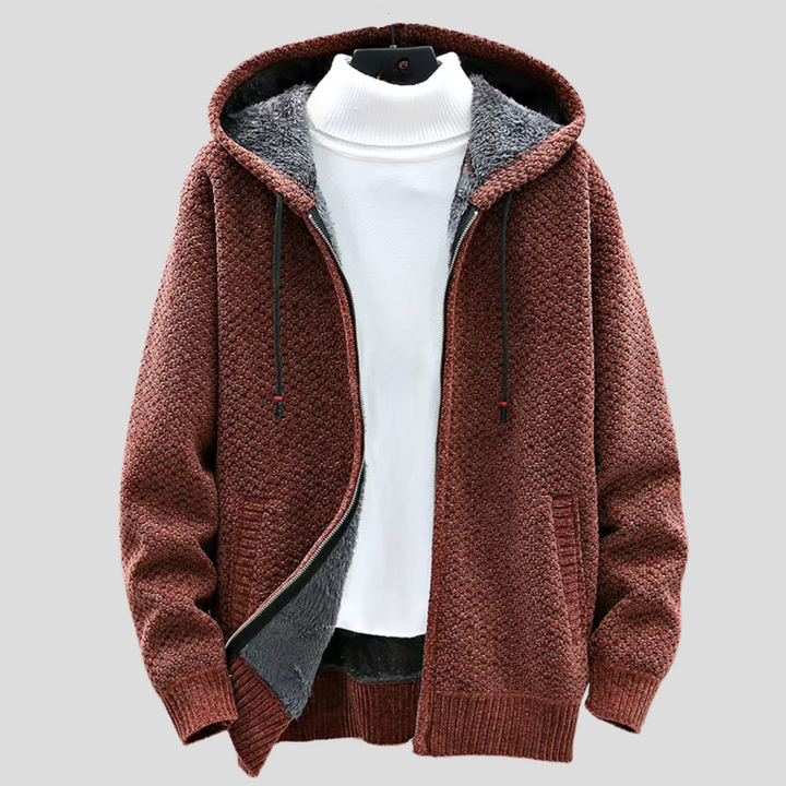 Felpa con Cappuccio Nordic Knit
