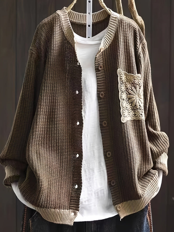 THE MARCELLINE | CAPOTTO CON TASCA IN MAGLIA