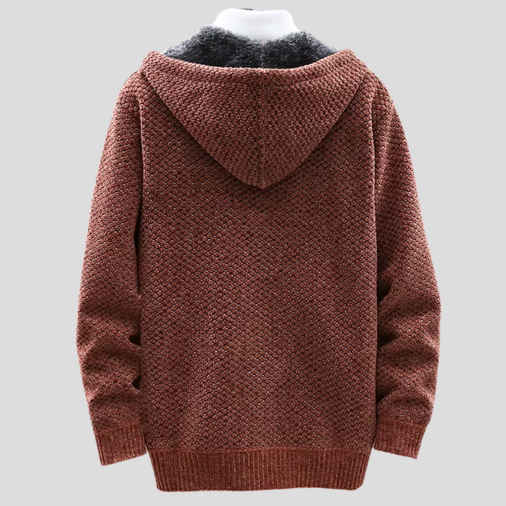 Felpa con Cappuccio Nordic Knit
