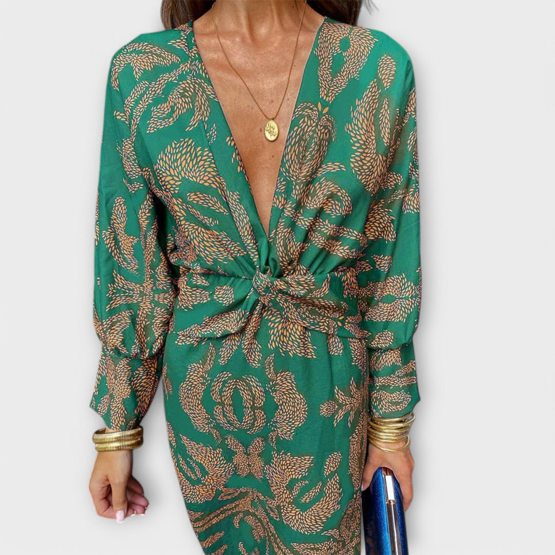 Oriana | Elegante vestito con maniche lunghe