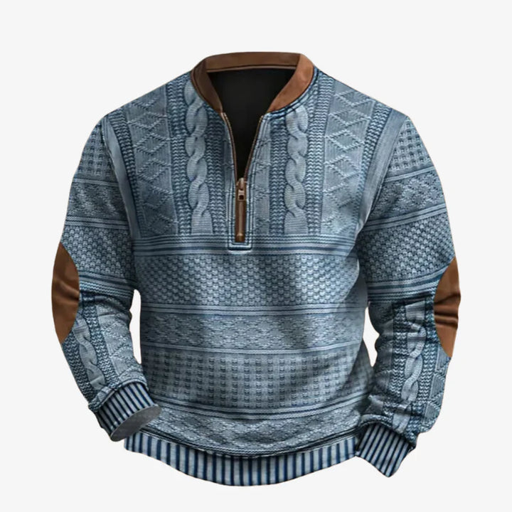 Victor | Felpa in cotone morbido con zip