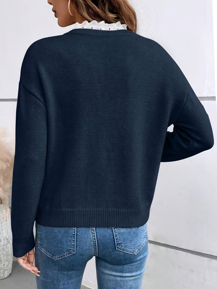 Maria | Blusa Elegante con Colletto Francese