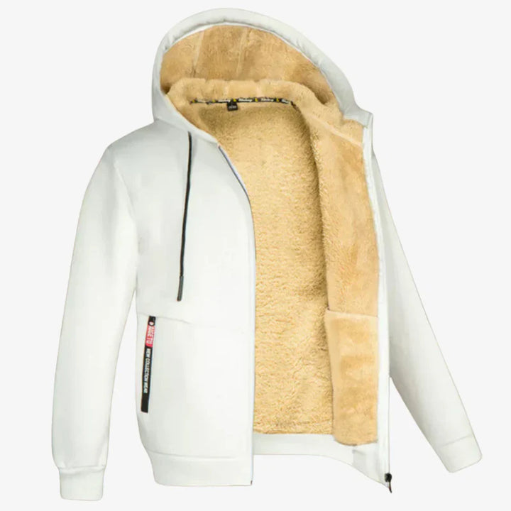 Victor | Felpa con cappuccio in pile premium