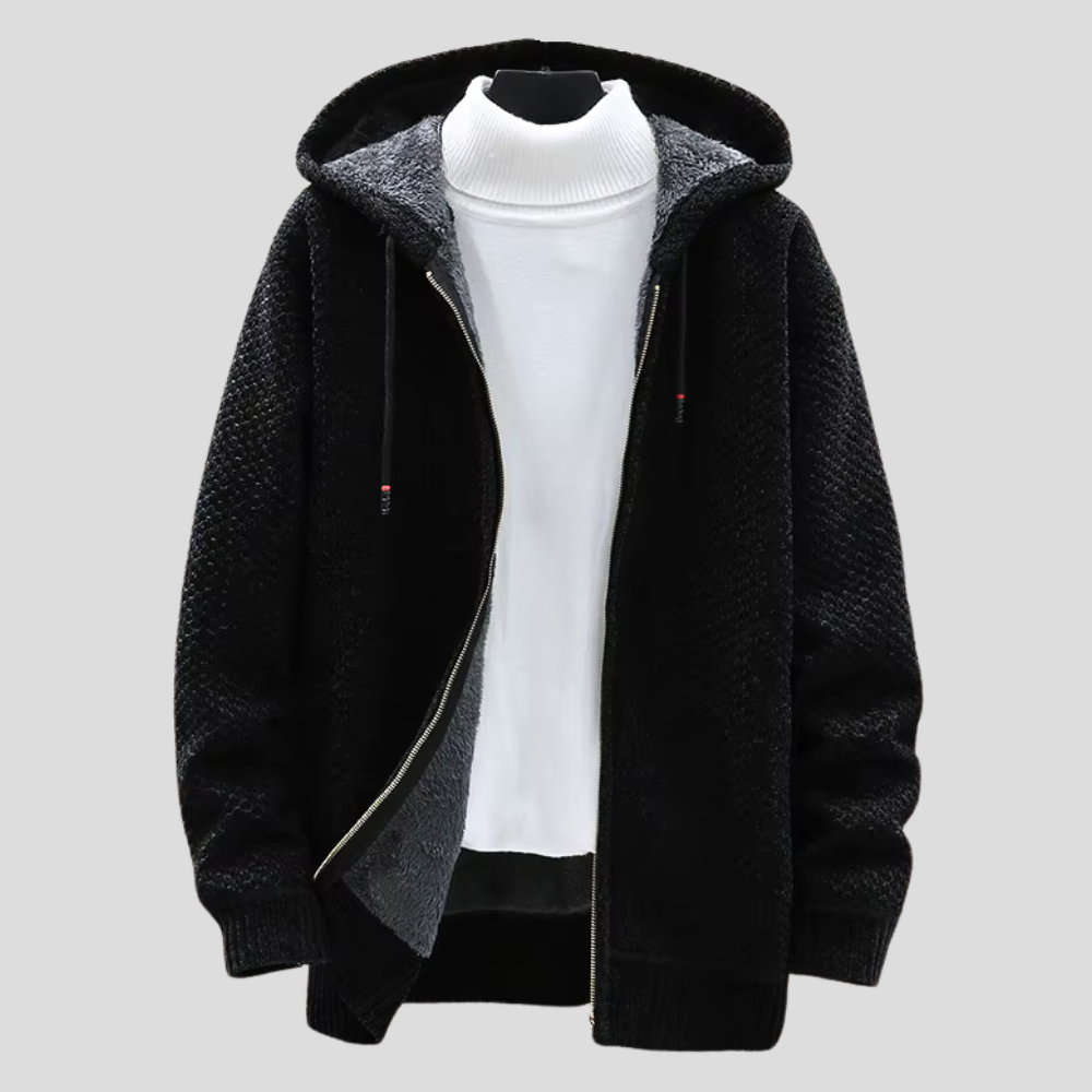 Felpa con Cappuccio Nordic Knit