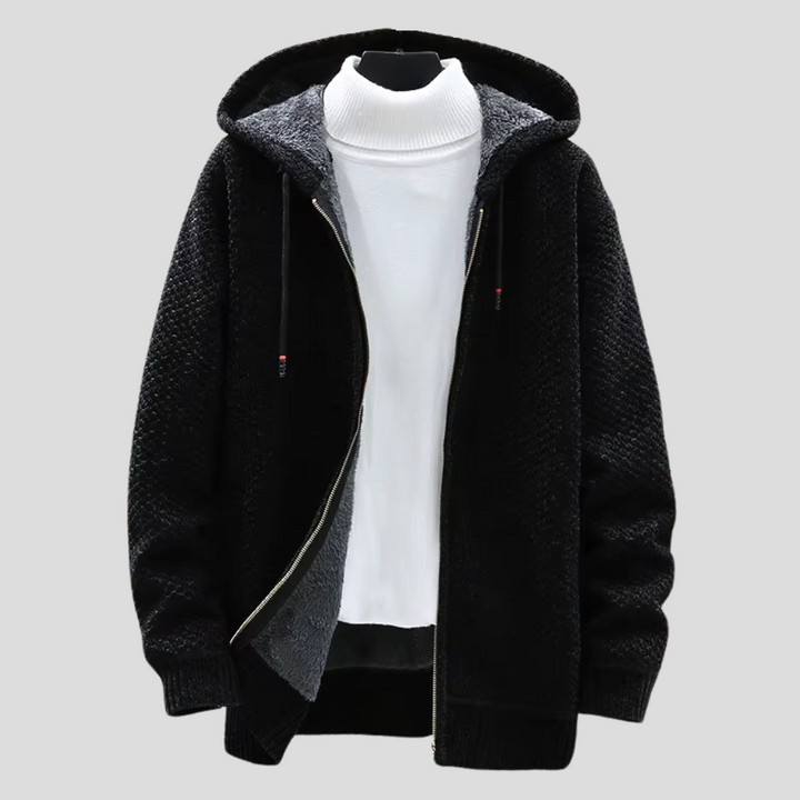 Felpa con Cappuccio Nordic Knit