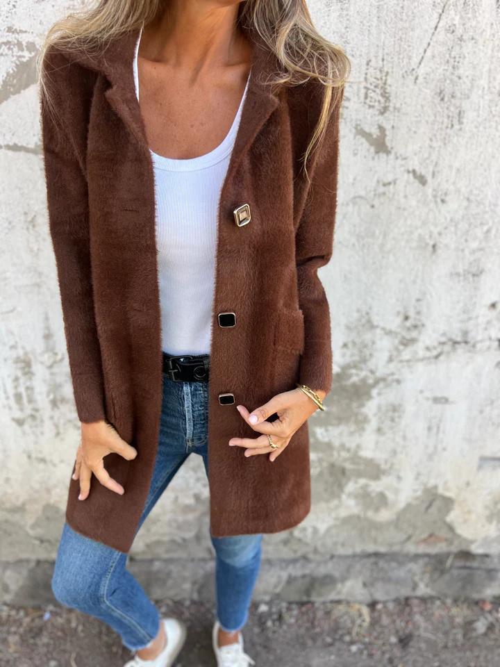 Elodie | Cappotto Elegante con Rever