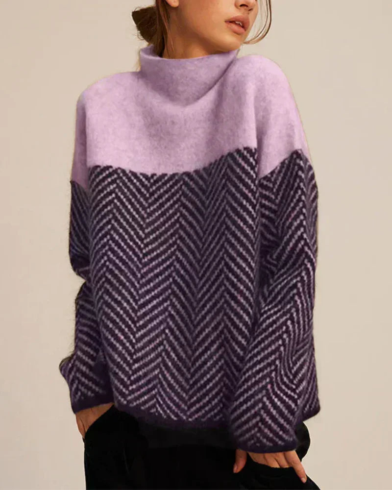 Norah | Maglione a Collo Alto in Cotone