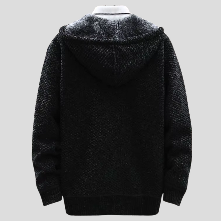 Felpa con Cappuccio Nordic Knit