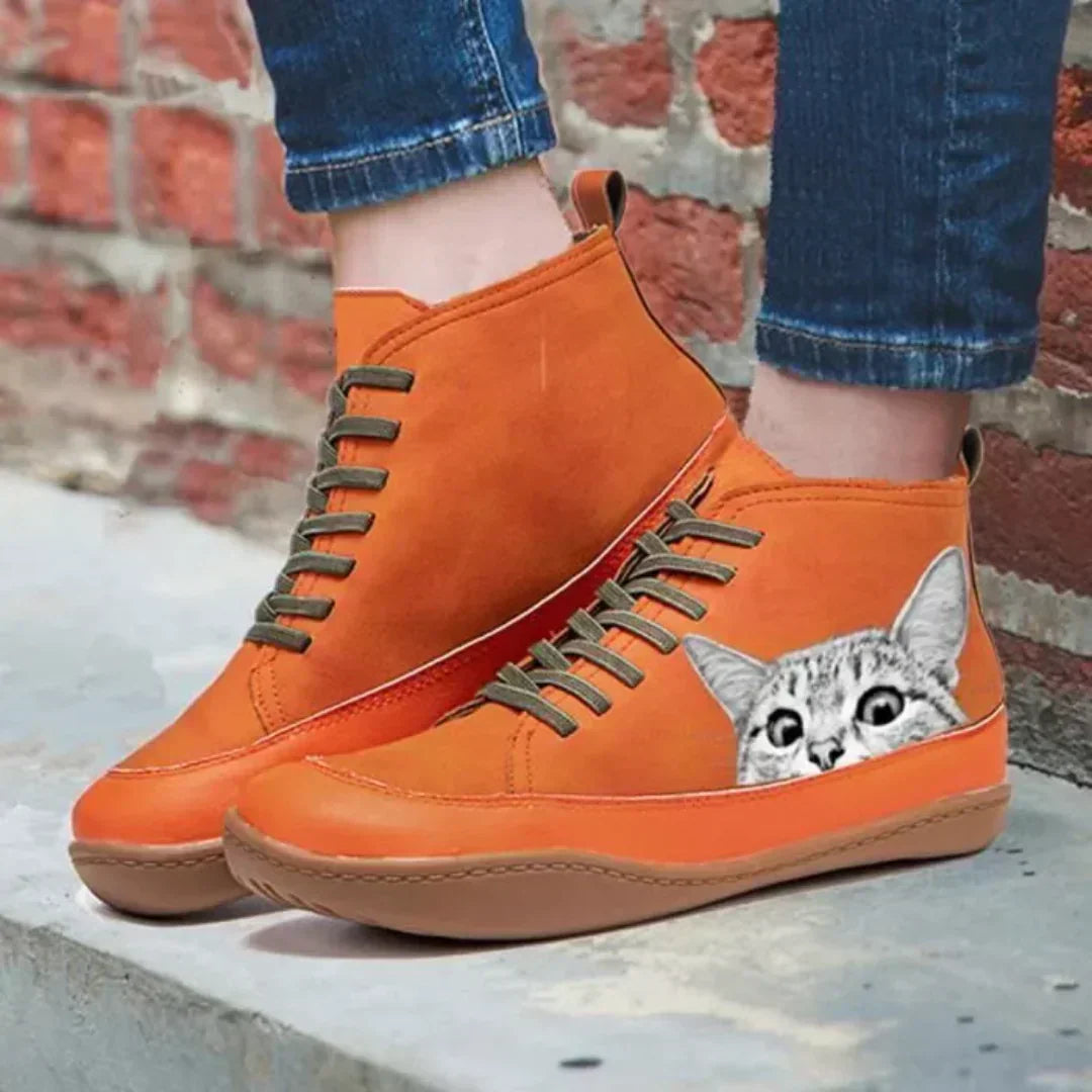 Alice | Stivaletti in Pelle per Amanti dei Gatti