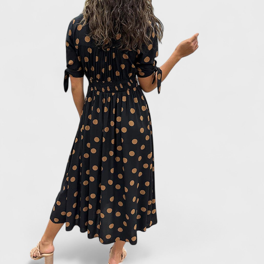 Monique | Vestito Elegante a Pois