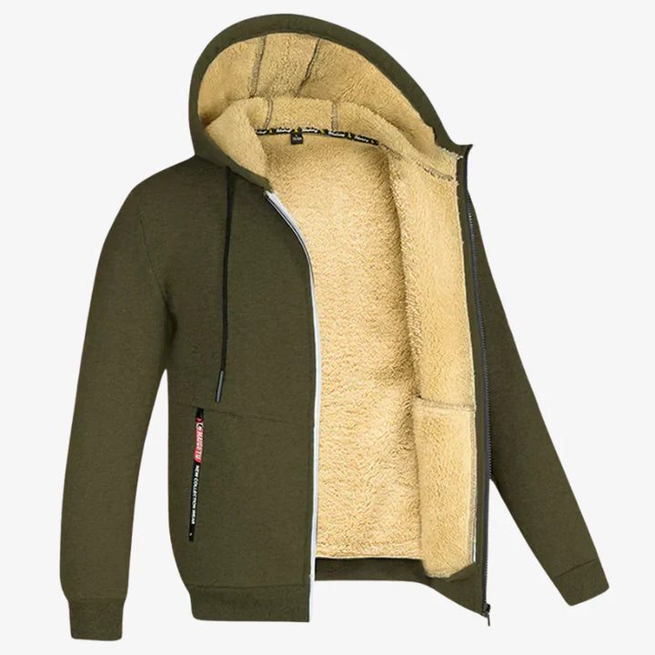 Victor | Felpa con cappuccio in pile premium