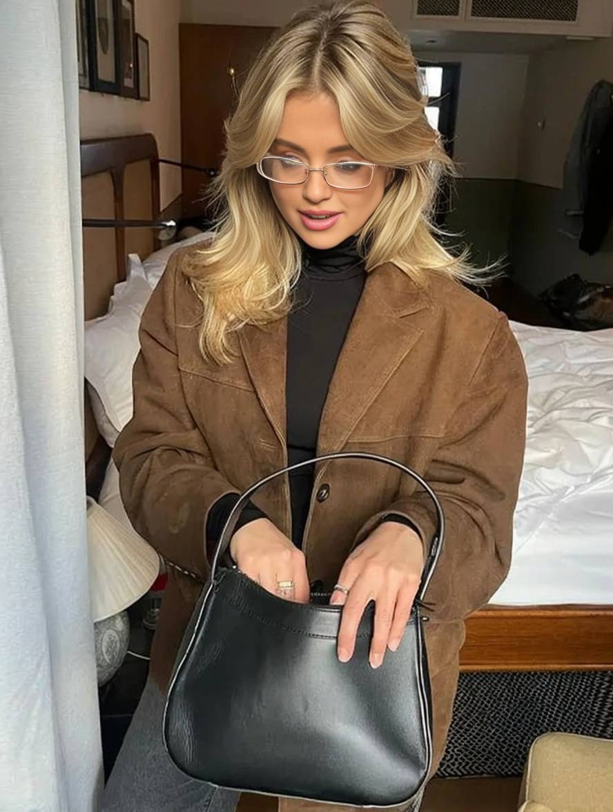 FIORA - Giacca Blazer in Camoscio