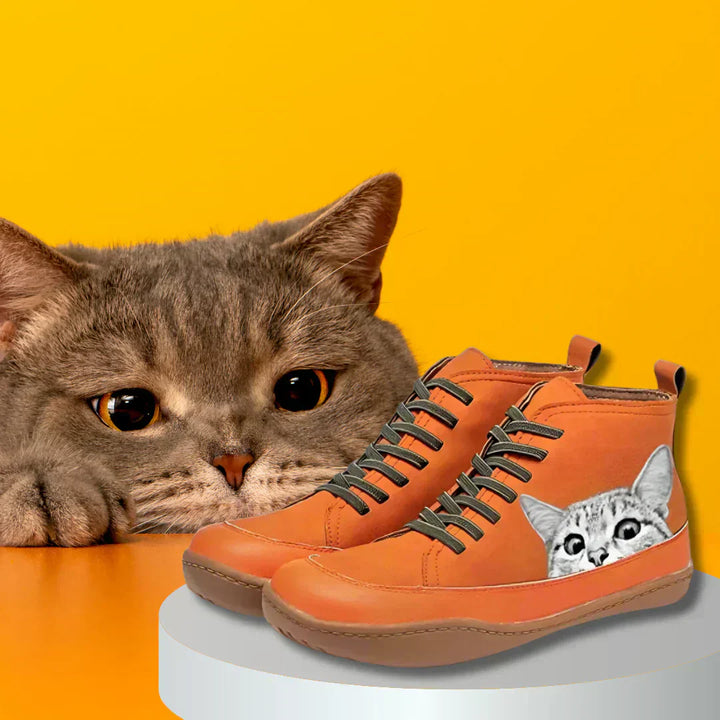 Alice | Stivaletti in Pelle per Amanti dei Gatti