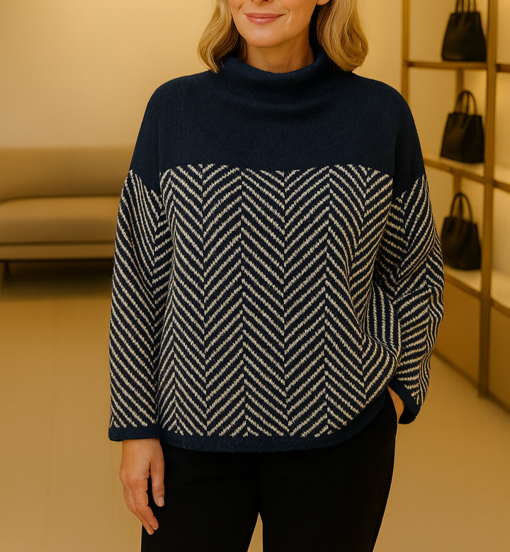 Norah | Maglione a Collo Alto in Cotone