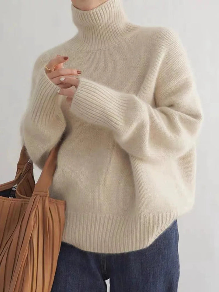 Elena | Maglione in Cashmere a Collo Alto