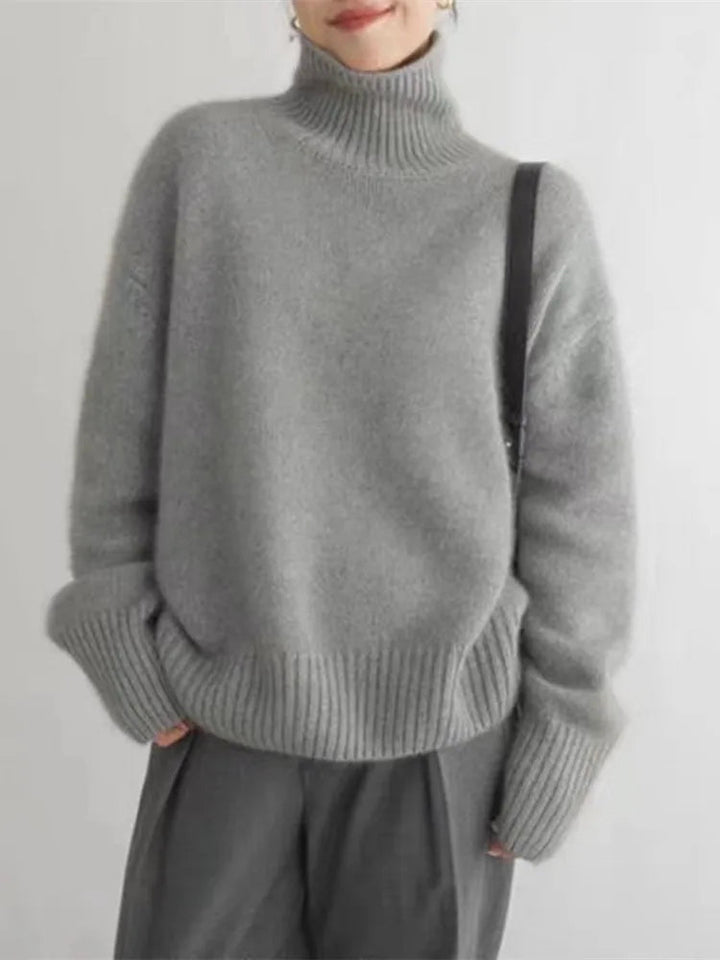 Elena | Maglione in Cashmere a Collo Alto
