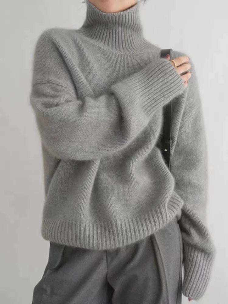 Elena | Maglione in Cashmere a Collo Alto