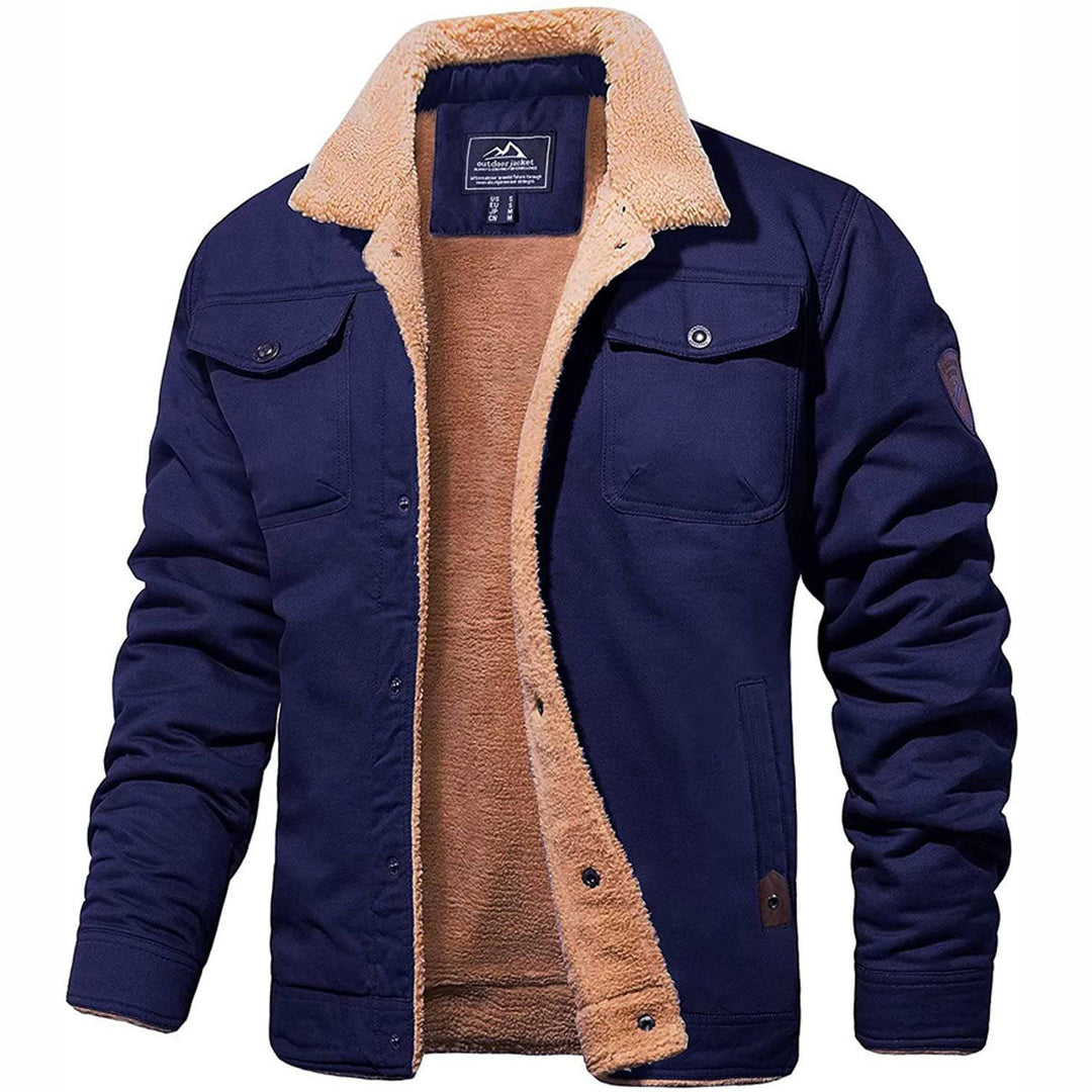 Hudson™ | Giacca Bomber da Uomo Foderata in Sherpa
