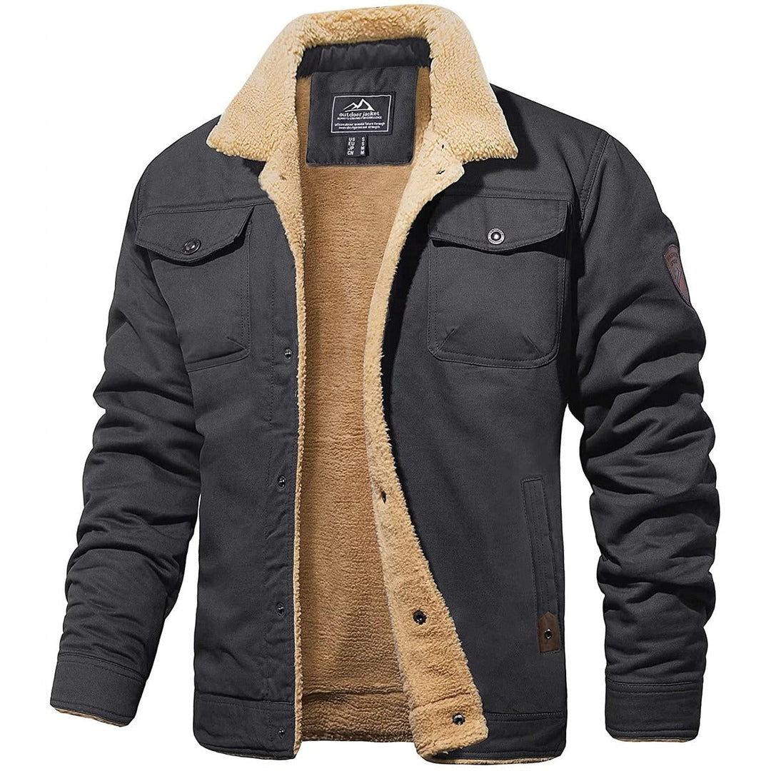 Hudson™ | Giacca Bomber da Uomo Foderata in Sherpa