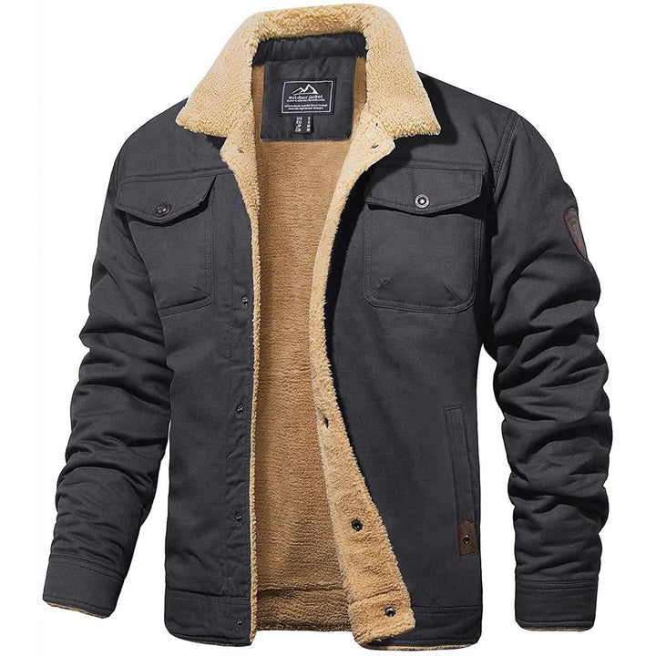 Hudson™ | Giacca Bomber da Uomo Foderata in Sherpa